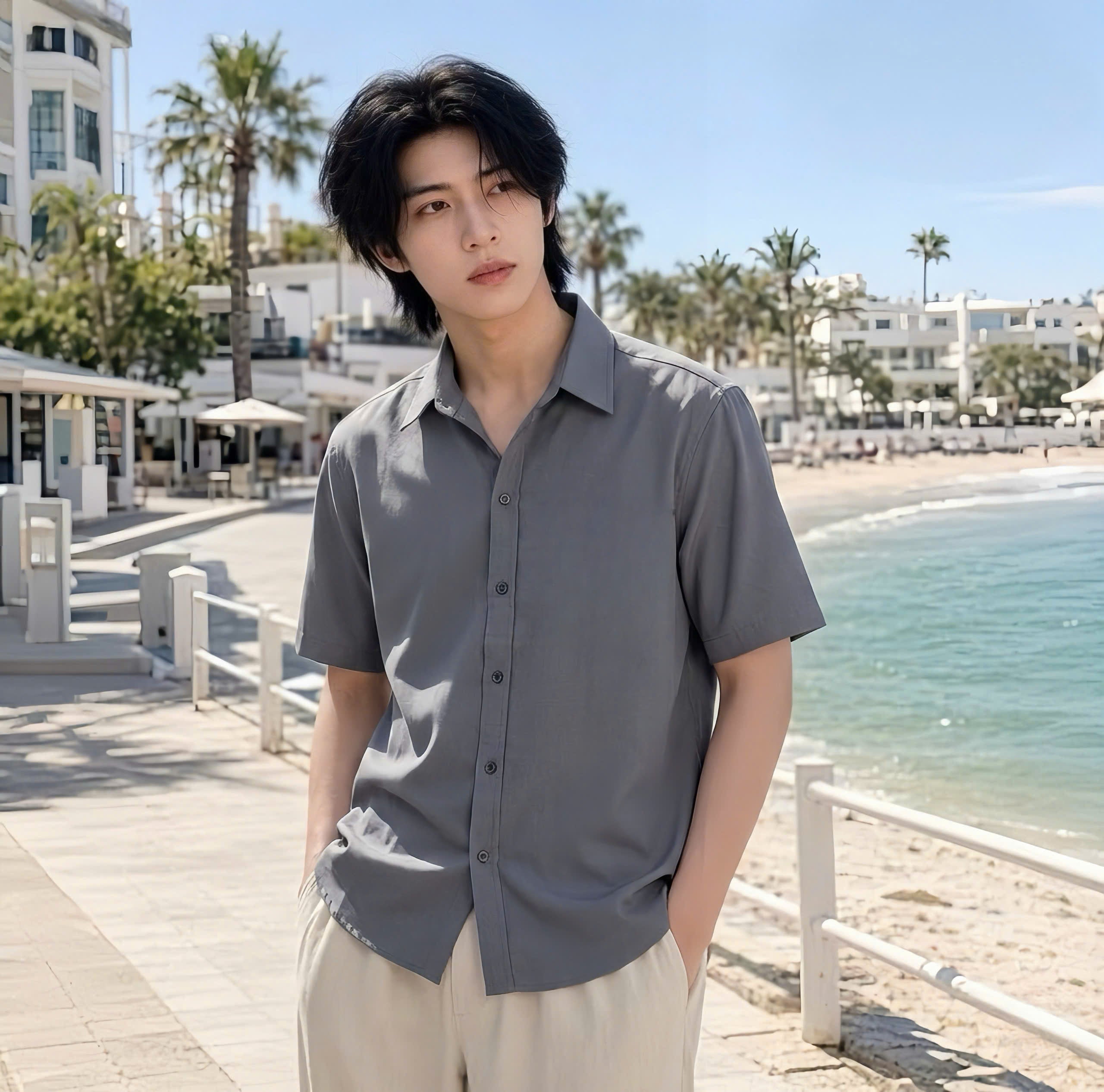 Áo Sơ Mi Nam Tay Ngắn Veritas Basic - Veritas Clothing
