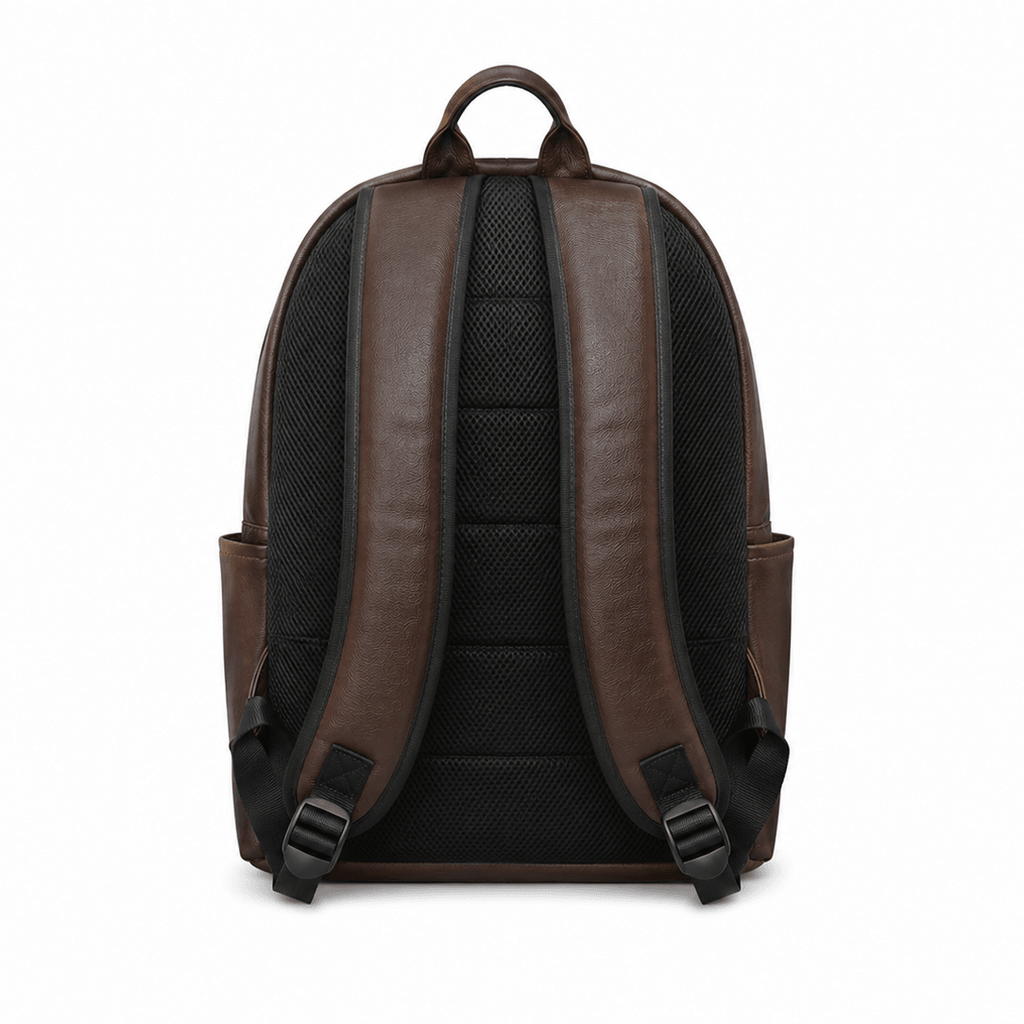 Balo Da PU Cao Cấp Chống Nước Unisex Laptop 15.6 Inch – Phong Cách Minimal, Đi Học Đi Làm Du Lịch - Veritas Clothing