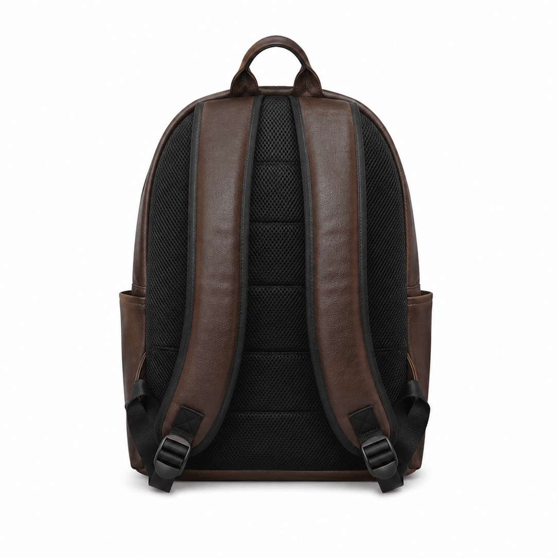 Balo Da PU Cao Cấp Chống Nước Unisex Laptop 15.6 Inch – Phong Cách Minimal, Đi Học Đi Làm Du Lịch - Veritas Clothing